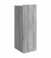 vidaXL Wall-Mounted Cabinet Grey Sonoma 33 x 34.5 x 94 cm