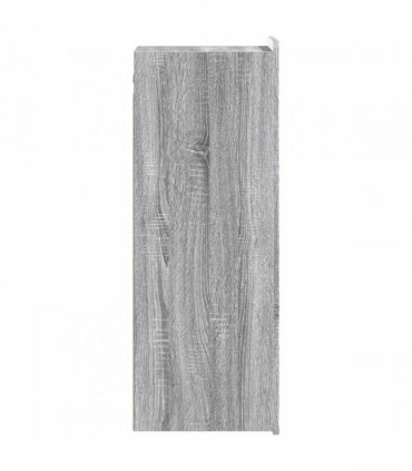 vidaXL Wall-Mounted Cabinet Grey Sonoma 33 x 34.5 x 94 cm