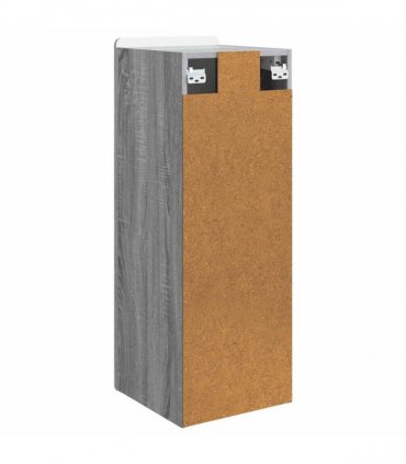 vidaXL Wall-Mounted Cabinet Grey Sonoma 33 x 34.5 x 94 cm