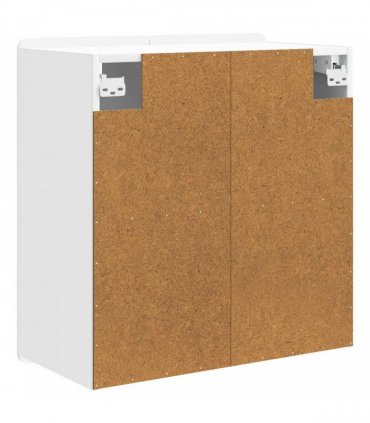 vidaXL Wall-Mounted Cabinet White 59 x 31 x 64 cm Engineered Wood
