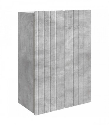 vidaXL Wall-Mounted Cabinet Concrete Grey 66 x 34.5 x 92 cm