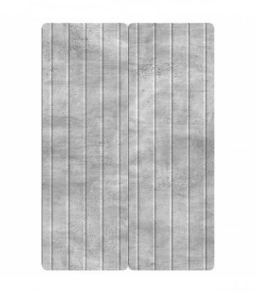 vidaXL Wall-Mounted Cabinet Concrete Grey 66 x 34.5 x 92 cm