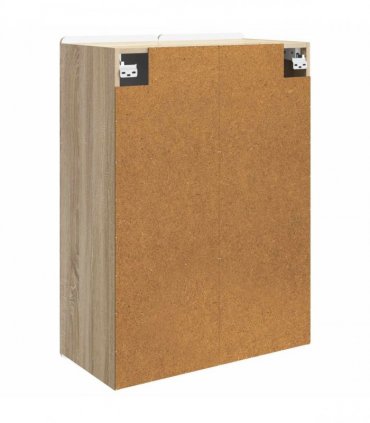 vidaXL Wall-Mounted Cabinet Sonoma Oak 66 x 34.5 x 92 cm