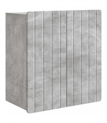 vidaXL Wall-Mounted Cabinet Concrete Grey 59 x 31 x 64 cm