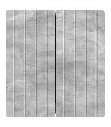 vidaXL Wall-Mounted Cabinet Concrete Grey 59 x 31 x 64 cm