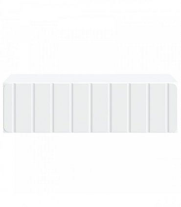 vidaXL Wall-Mounted Side Table White 59 x 34.5 x 17 cm Engineered Wood — V0672203031