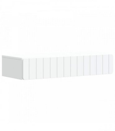 vidaXL Wall-Mounted Side Table Wall-mounted White 87.5 x 34.5 x 17 cm — V0672203032