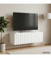 vidaXL Wall-Mounted TV Cabinet White 98 x 31 x 30 cm Engineered Wood — V0672203036
