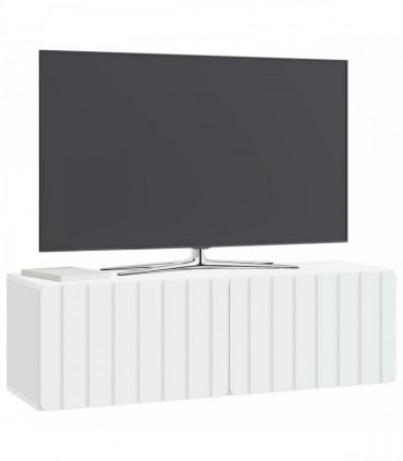 vidaXL Wall-Mounted TV Cabinet White 98 x 31 x 30 cm Engineered Wood — V0672203036