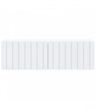vidaXL Wall-Mounted TV Cabinet White 98 x 31 x 30 cm Engineered Wood — V0672203036