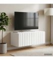 vidaXL Wall-Mounted TV Cabinet White 78.5 x 41 x 30 cm Engineered Wood — V0672203037