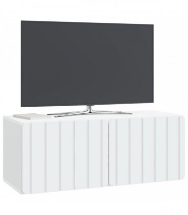 vidaXL Wall-Mounted TV Cabinet White 78.5 x 31 x 30 cm Engineered Wood — V0672203038