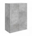 vidaXL Wall-Mounted Cabinet Concrete Grey 66 x 34.5 x 90 cm — V0672203049