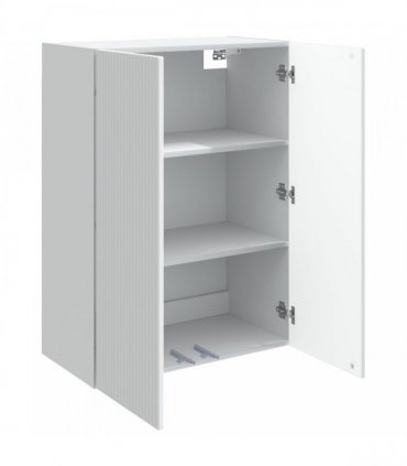 vidaXL Wall-Mounted Cabinet White 66 x 34.5 x 90 cm Engineered Wood — V0672203057