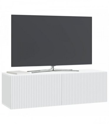 vidaXL Wall-Mounted TV Cabinet White 98 x 31 x 30 cm Engineered Wood — V0672203070