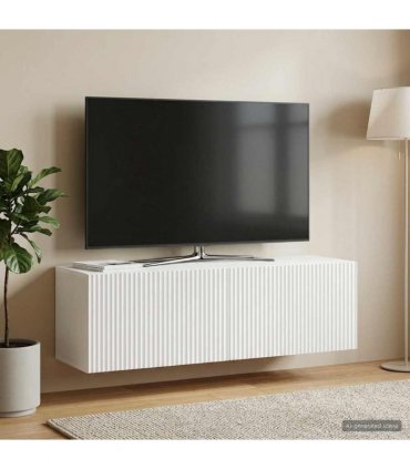 vidaXL Wall-Mounted TV Cabinet White 98 x 31 x 30 cm Engineered Wood — V0672203070