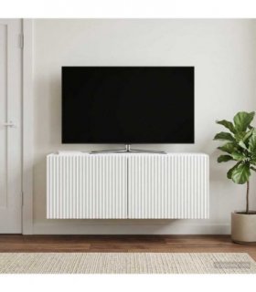 vidaXL Wall-Mounted TV Cabinet White 78.5 x 31 x 30 cm Engineered Wood — V0672203073