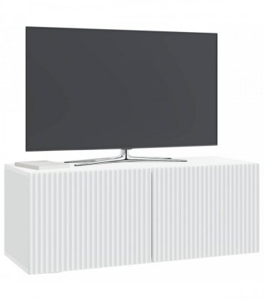 vidaXL Wall-Mounted TV Cabinet White 78.5 x 31 x 30 cm Engineered Wood — V0672203073
