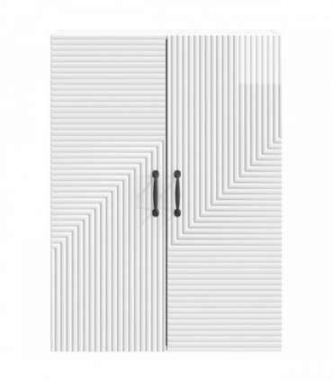 vidaXL Wall-Mounted Cabinet High Gloss White 66 x 34.5 x 90 cm — V0672203074