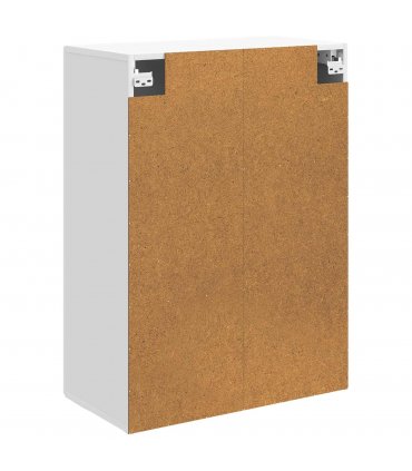 vidaXL Wall-Mounted Cabinet High Gloss White 66 x 34.5 x 90 cm — V0672203074