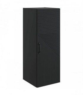 vidaXL Wall-Mounted Cabinet Black 33 x 34.5 x 90 cm Engineered Wood — V0672203075