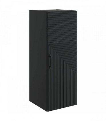 vidaXL Wall-Mounted Cabinet Black 33 x 34.5 x 90 cm Engineered Wood — V0672203075