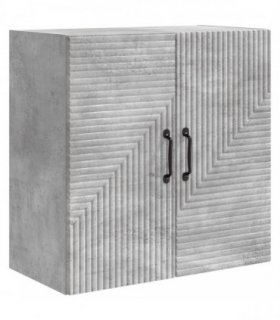 vidaXL Wall-Mounted Cabinet Concrete Grey 59 x 31 x 60 cm — V0672203081