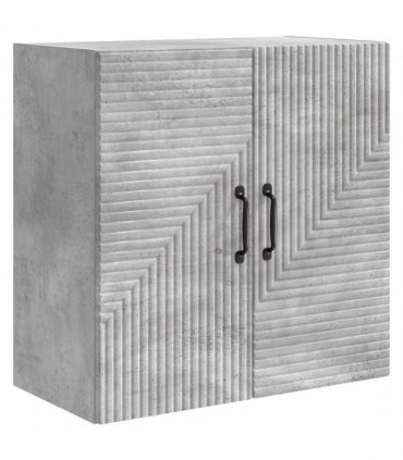 vidaXL Wall-Mounted Cabinet Concrete Grey 59 x 31 x 60 cm — V0672203081