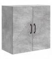 vidaXL Wall-Mounted Cabinet Concrete Grey 59 x 31 x 60 cm — V0672203081