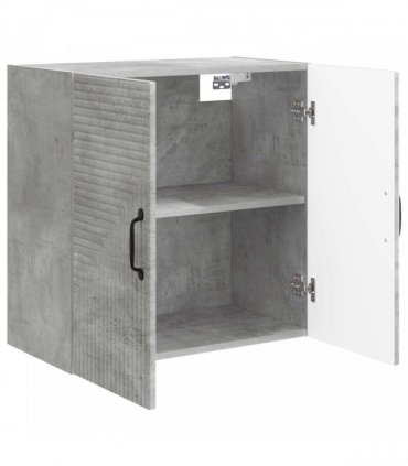 vidaXL Wall-Mounted Cabinet Concrete Grey 59 x 31 x 60 cm — V0672203081