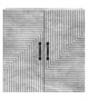 vidaXL Wall-Mounted Cabinet Concrete Grey 59 x 31 x 60 cm — V0672203081