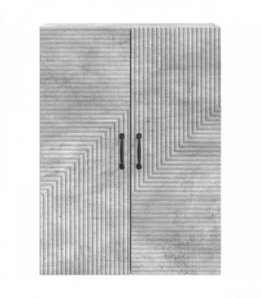 vidaXL Wall-Mounted Cabinet Concrete Grey 66 x 34.5 x 90 cm — V0672203089