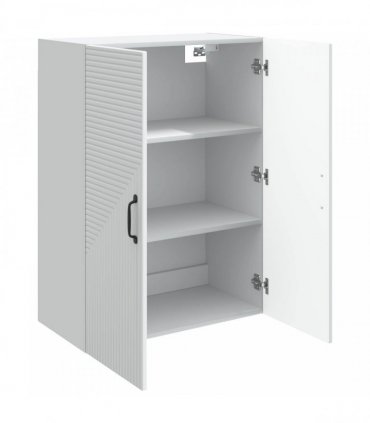 vidaXL Wall-Mounted Cabinet White 66 x 34.5 x 90 cm Engineered Wood — V0672203091