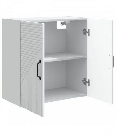 vidaXL Wall-Mounted Cabinet White 59 x 31 x 60 cm Engineered Wood — V0672203092