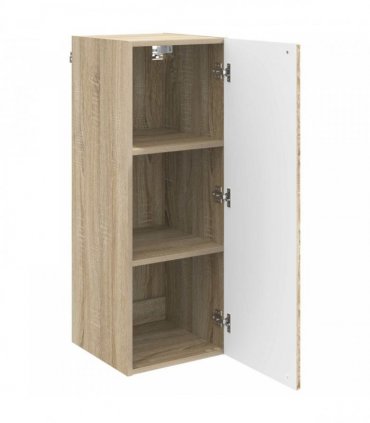 vidaXL Wall-Mounted Cabinet Sonoma Oak 33 x 34.5 x 90 cm — V0672203093