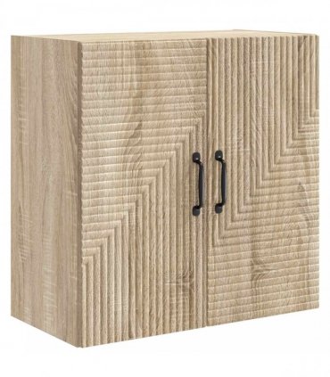 vidaXL Wall-Mounted Cabinet Sonoma Oak 59 x 31 x 60 cm Engineered Wood — V0672203094