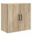 vidaXL Wall-Mounted Cabinet Sonoma Oak 59 x 31 x 60 cm Engineered Wood — V0672203094