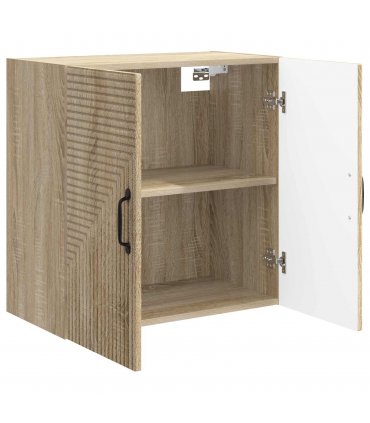 vidaXL Wall-Mounted Cabinet Sonoma Oak 59 x 31 x 60 cm Engineered Wood — V0672203094