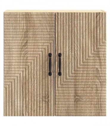 vidaXL Wall-Mounted Cabinet Sonoma Oak 59 x 31 x 60 cm Engineered Wood — V0672203094