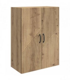 vidaXL Wall-Mounted Cabinet Artisan Oak 66 x 34.5 x 90 cm — V0672203095
