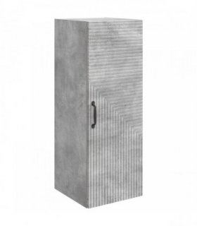 vidaXL Wall-Mounted Cabinet Concrete Grey 33 x 34.5 x 90 cm — V0672203097