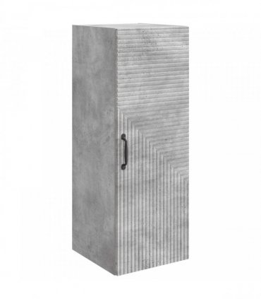 vidaXL Wall-Mounted Cabinet Concrete Grey 33 x 34.5 x 90 cm — V0672203097