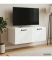 vidaXL Wall-Mounted TV Cabinet White 78.5 x 41 x 30 cm Engineered Wood — Size: 78.5 x 41 cm