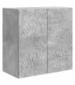 vidaXL Wall-Mounted Cabinet Concrete Grey 59 x 31 x 60 cm — V0672203107