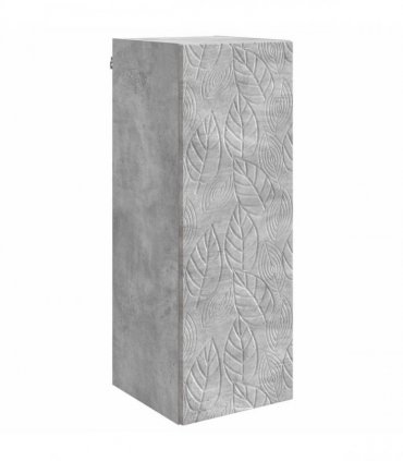 vidaXL Wall-Mounted Cabinet Concrete Grey 33 x 34.5 x 90 cm — V0672203111