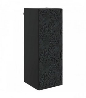 vidaXL Wall-Mounted Cabinet Black 33 x 34.5 x 90 cm Engineered Wood — V0672203120