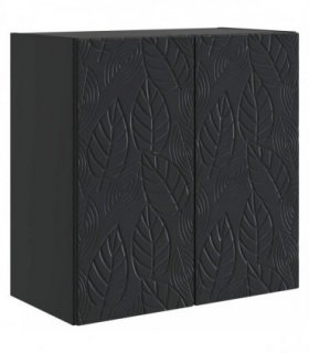 vidaXL Wall-Mounted Cabinet Black 59 x 31 x 60 cm Engineered Wood — V0672203124