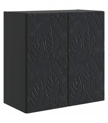vidaXL Wall-Mounted Cabinet Black 59 x 31 x 60 cm Engineered Wood — V0672203124