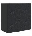vidaXL Wall-Mounted Cabinet Black 59 x 31 x 60 cm Engineered Wood — V0672203124