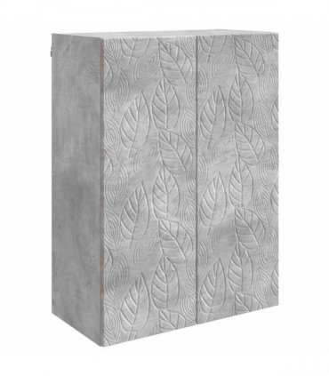 vidaXL Wall-Mounted Cabinet Concrete Grey 66 x 34.5 x 90 cm — V0672203127